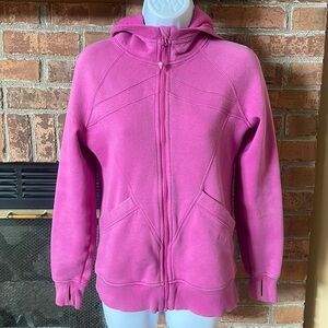 Ivivva Full Zip Bright Pink Hoodie